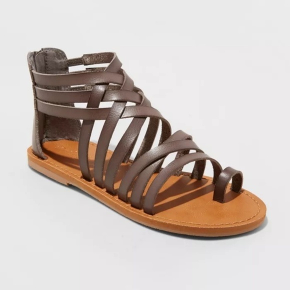 Universal Thread Shoes - Universal ThreadZip Up Gladiator Sandals